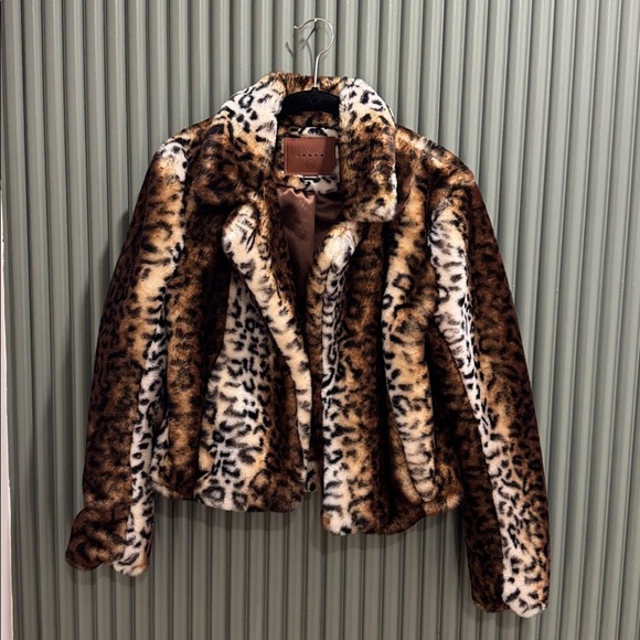 NEW Blank NYC Thundercat Leopard Jacket - Picture 2 of 10